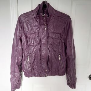 Kismet faux leather jacket